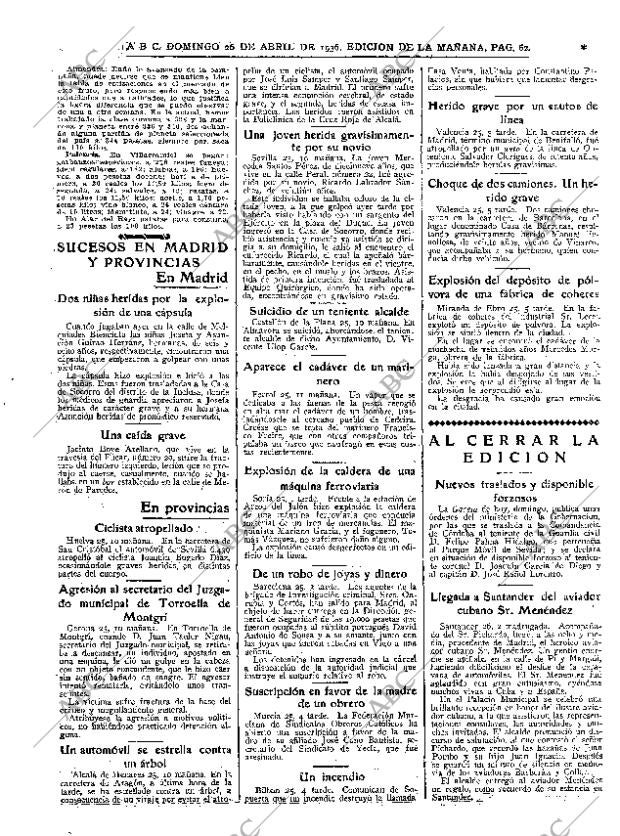 ABC MADRID 26-04-1936 página 62