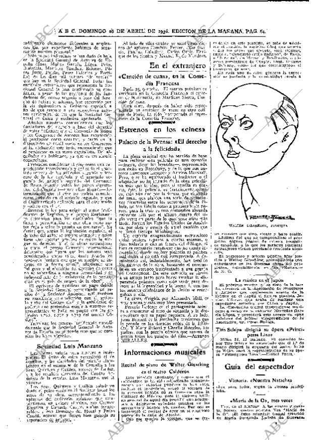 ABC MADRID 26-04-1936 página 64