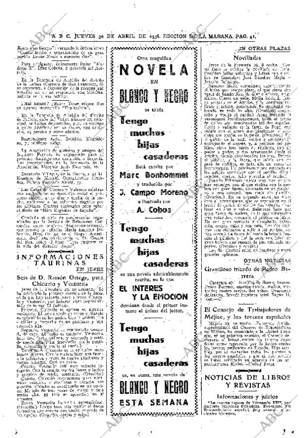 ABC MADRID 30-04-1936 página 41