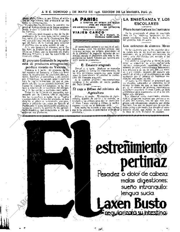 ABC MADRID 03-05-1936 página 36