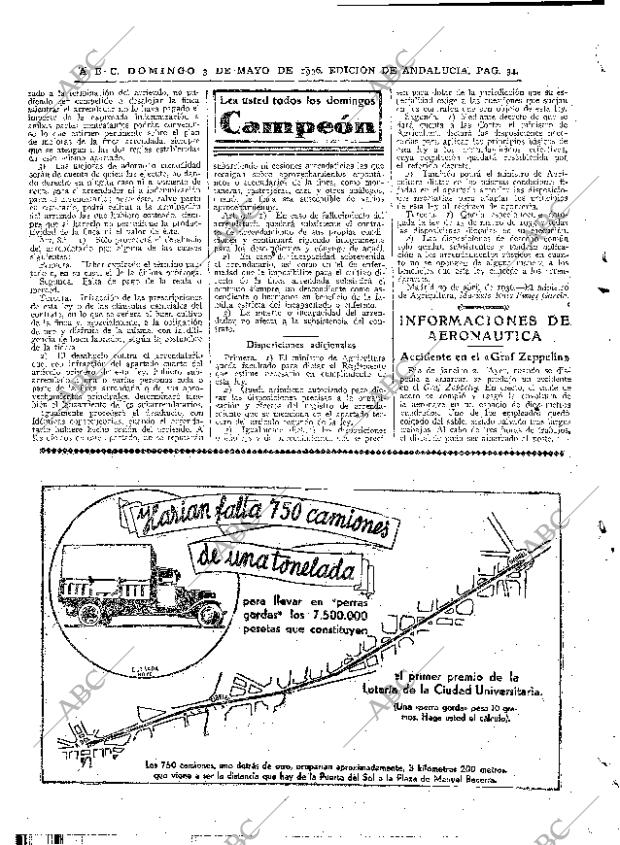 ABC SEVILLA 03-05-1936 página 28