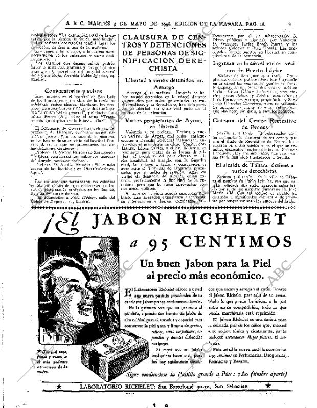 ABC MADRID 05-05-1936 página 14