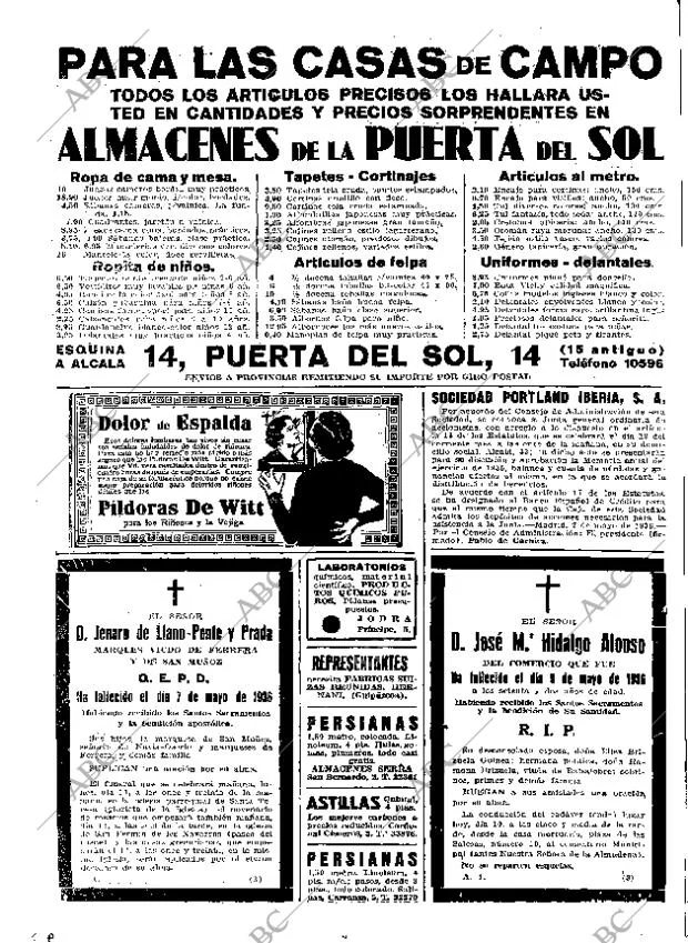 ABC MADRID 10-05-1936 página 60