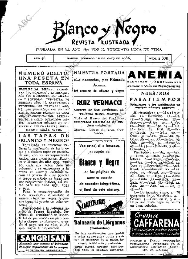 BLANCO Y NEGRO MADRID 10-05-1936 página 2