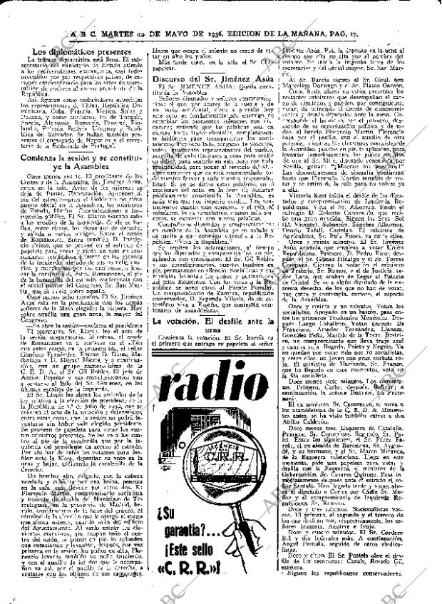 ABC MADRID 12-05-1936 página 17