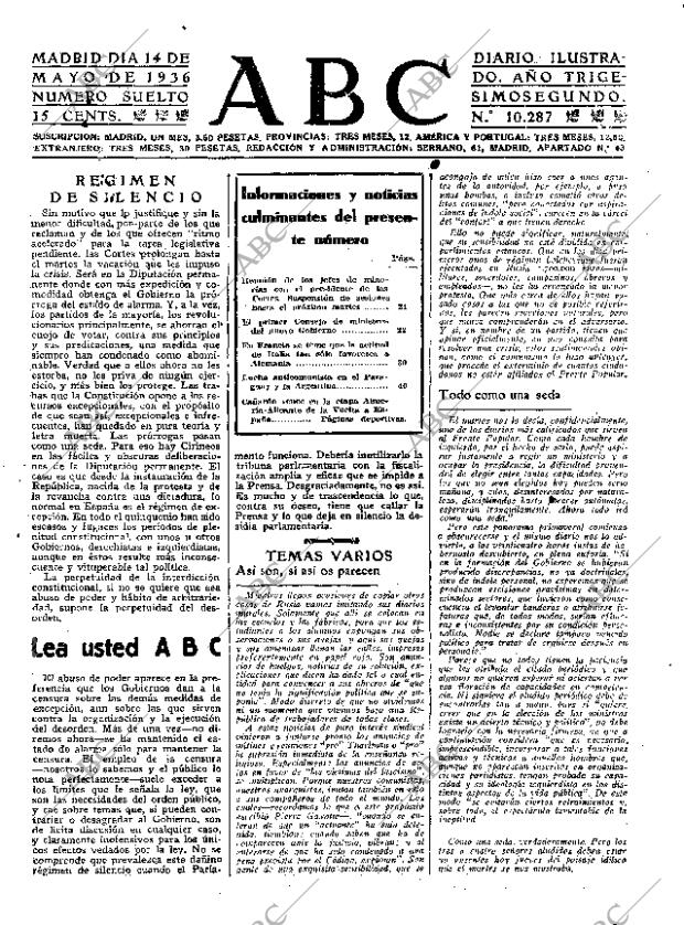 ABC MADRID 14-05-1936 página 17