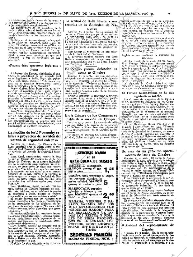 ABC MADRID 14-05-1936 página 31