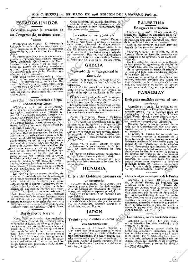 ABC MADRID 14-05-1936 página 41