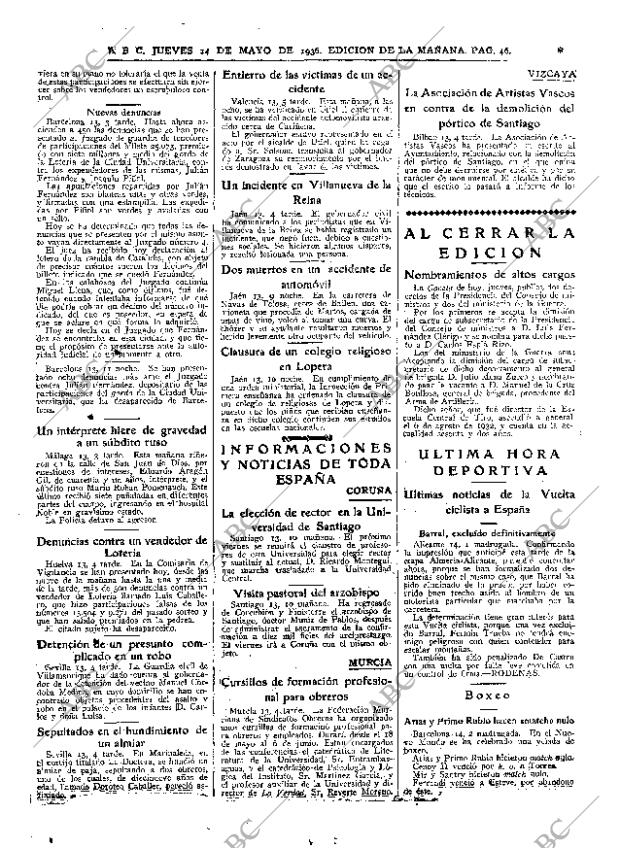 ABC MADRID 14-05-1936 página 46