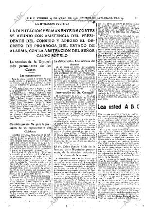 ABC MADRID 15-05-1936 página 19