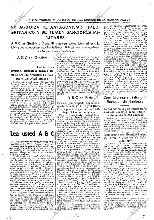 ABC MADRID 15-05-1936 página 27