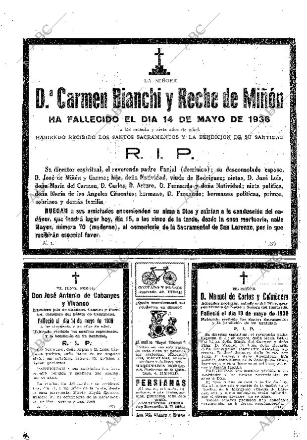 ABC MADRID 15-05-1936 página 54