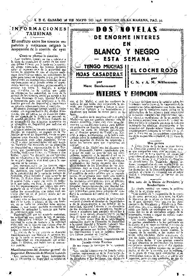 ABC MADRID 16-05-1936 página 33