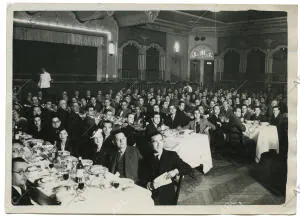 Banquete de clausura de la I Asamblea Nacional de Empleados de Notarias de...