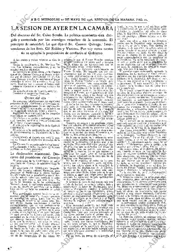 ABC MADRID 20-05-1936 página 21