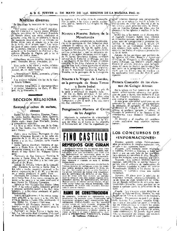 ABC MADRID 21-05-1936 página 57