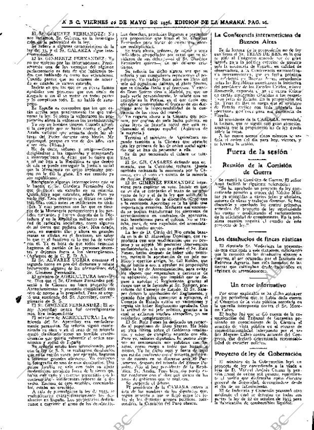 ABC MADRID 22-05-1936 página 26