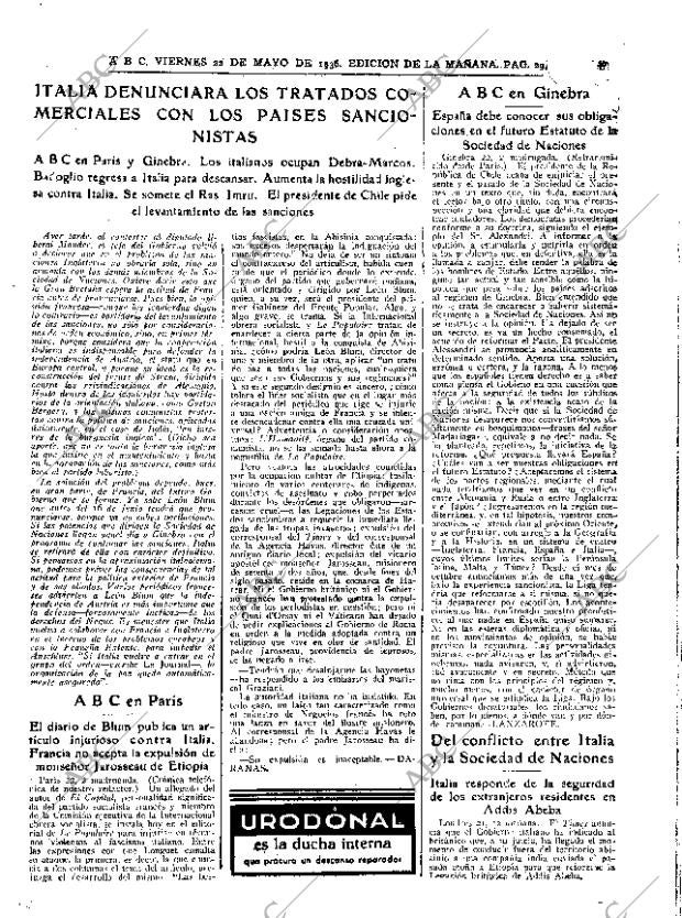 ABC MADRID 22-05-1936 página 29