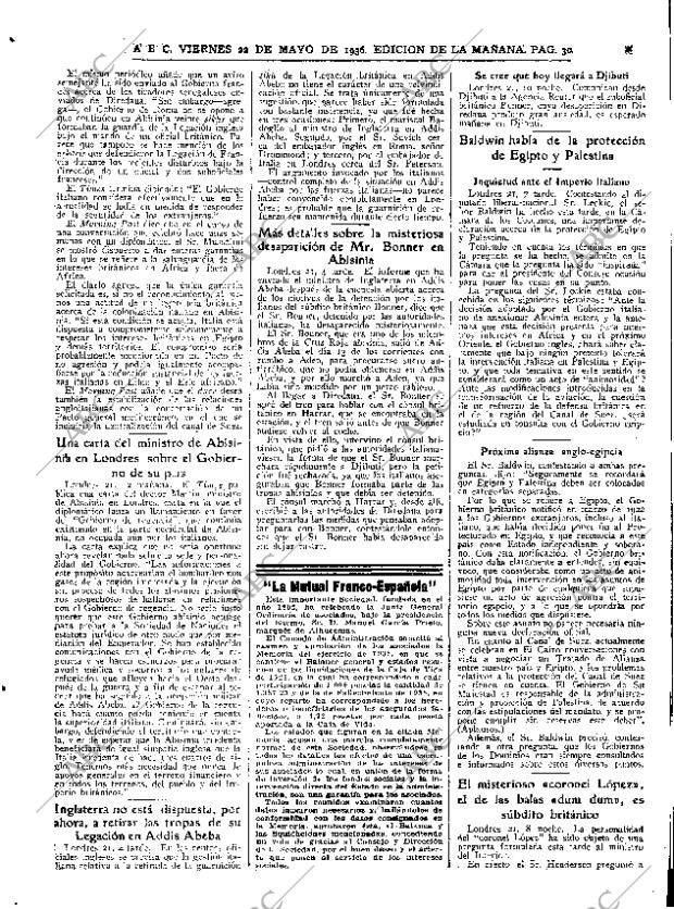 ABC MADRID 22-05-1936 página 30