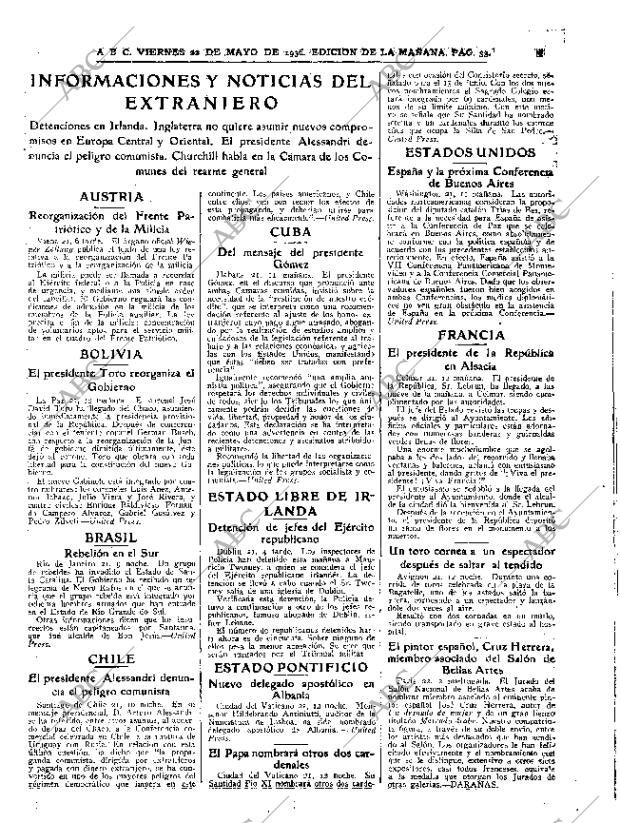 ABC MADRID 22-05-1936 página 33