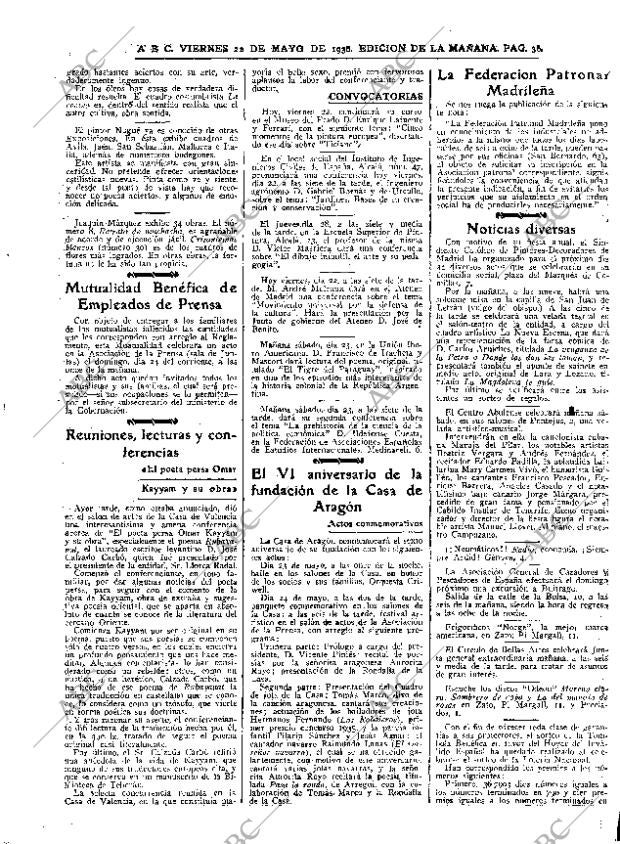 ABC MADRID 22-05-1936 página 38