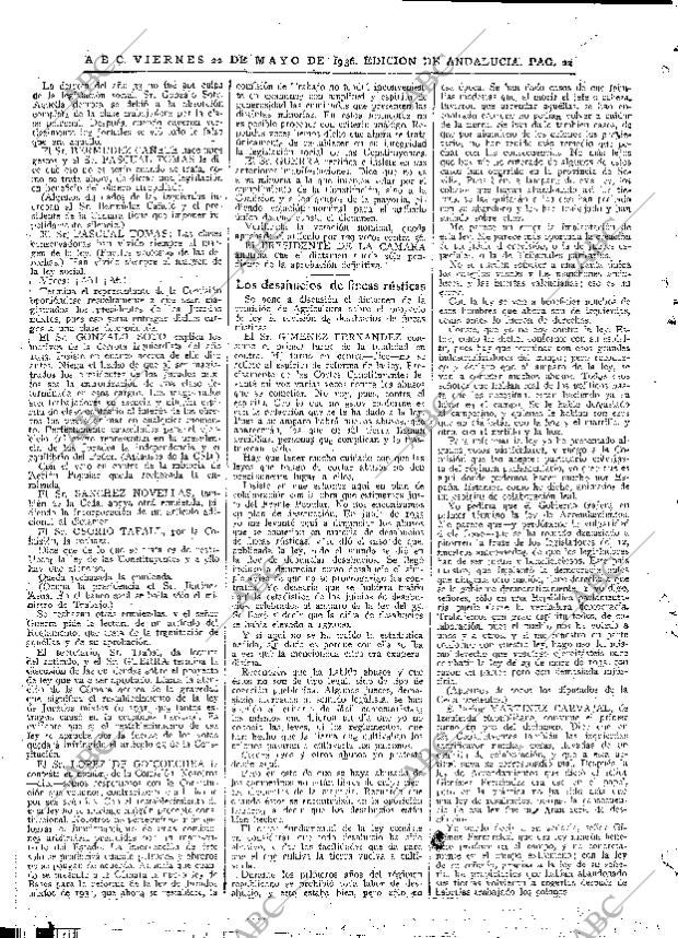 ABC SEVILLA 22-05-1936 página 22