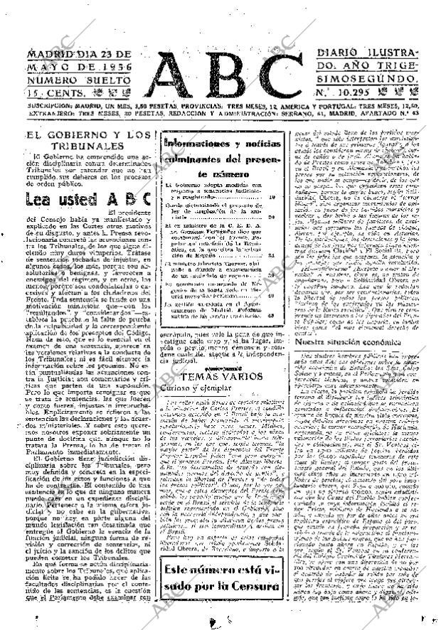 ABC MADRID 23-05-1936 página 15