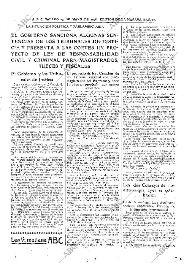 ABC MADRID 23-05-1936 página 17