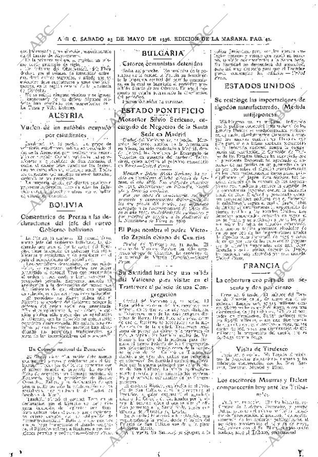 ABC MADRID 23-05-1936 página 38