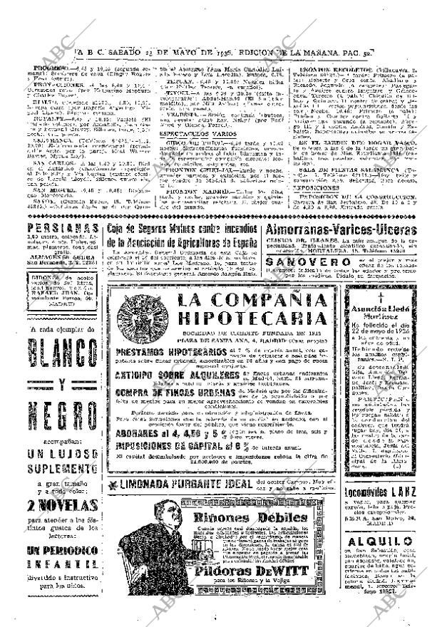 ABC MADRID 23-05-1936 página 50