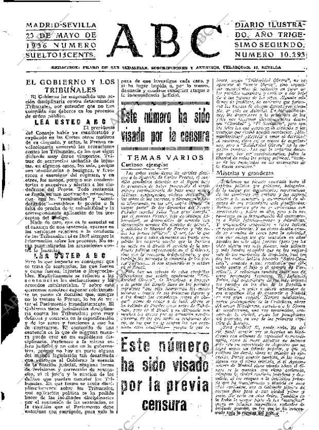 ABC SEVILLA 23-05-1936 página 15