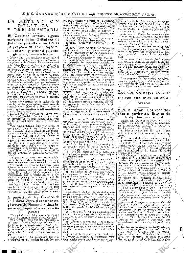 ABC SEVILLA 23-05-1936 página 16