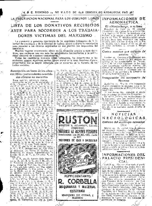 ABC SEVILLA 24-05-1936 página 37
