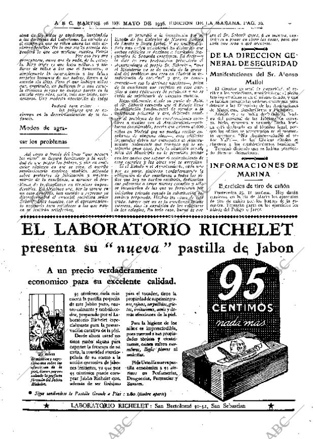 ABC MADRID 26-05-1936 página 14