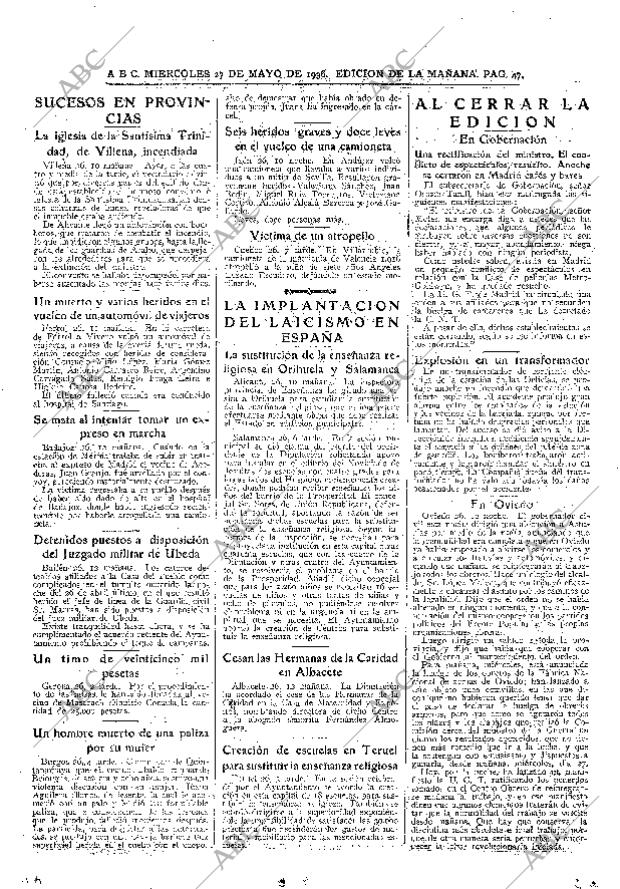 ABC MADRID 27-05-1936 página 47