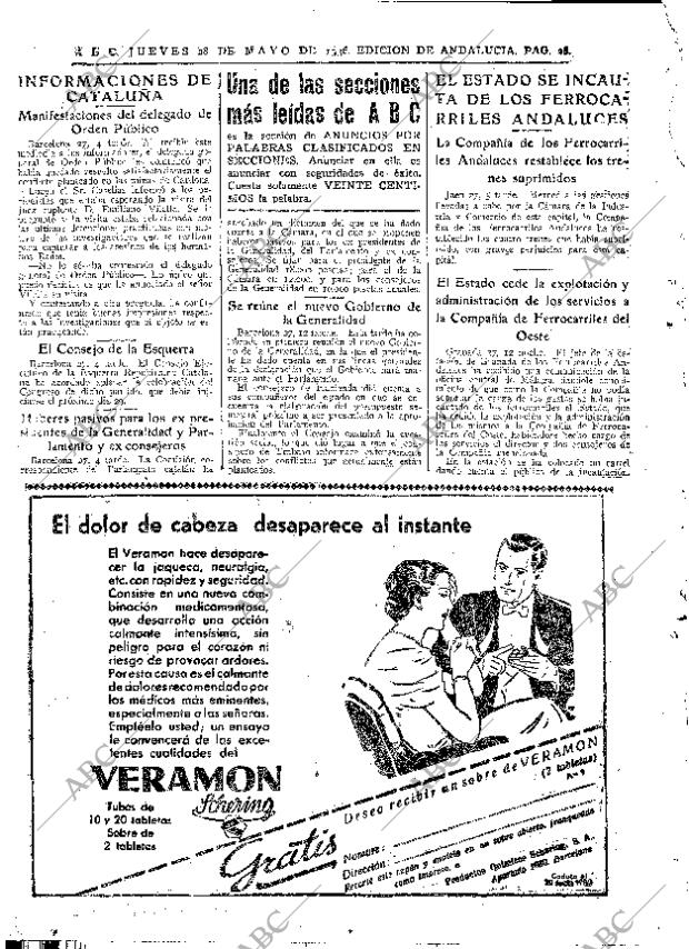 ABC SEVILLA 28-05-1936 página 28