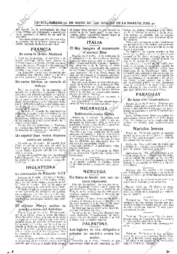 ABC MADRID 30-05-1936 página 40