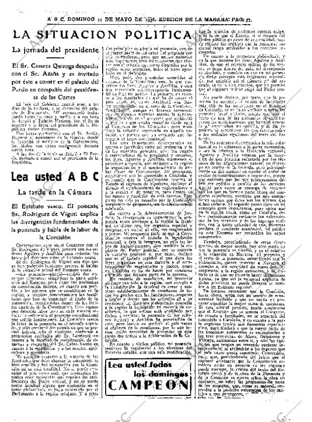 ABC MADRID 31-05-1936 página 21