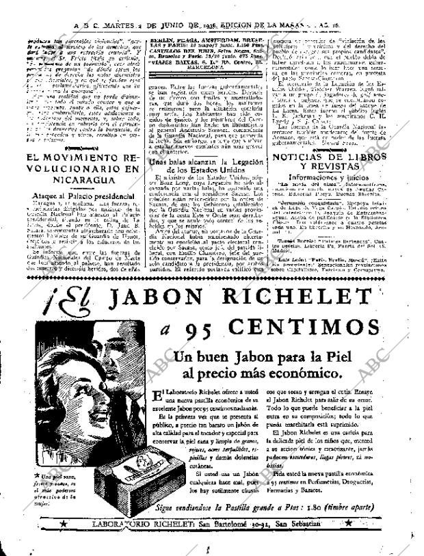 ABC MADRID 02-06-1936 página 16