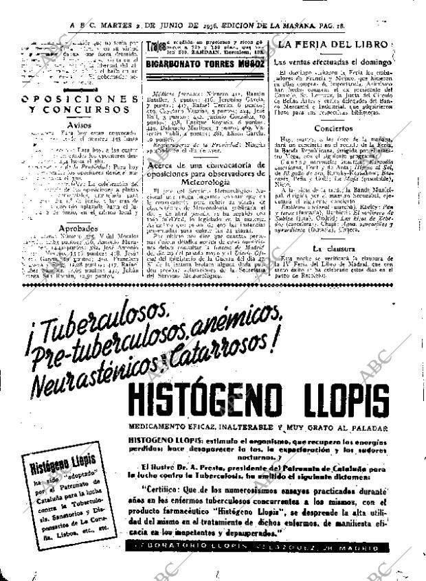 ABC MADRID 02-06-1936 página 18