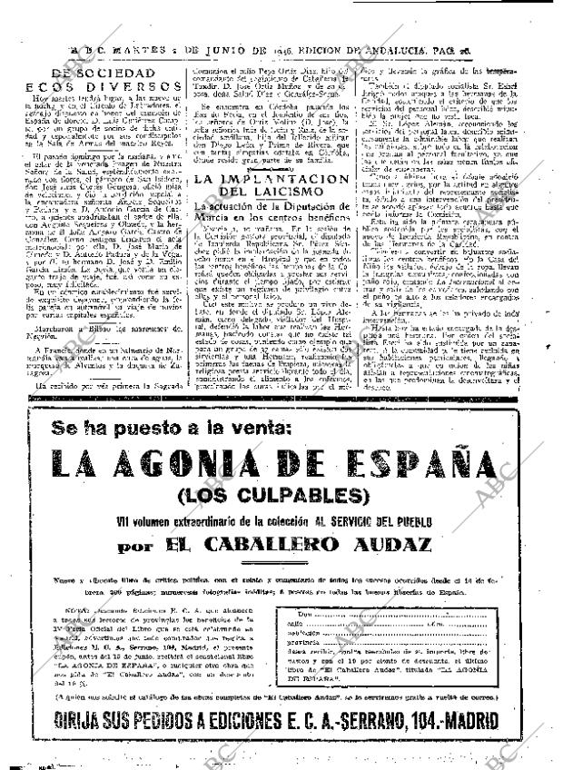 ABC SEVILLA 02-06-1936 página 26