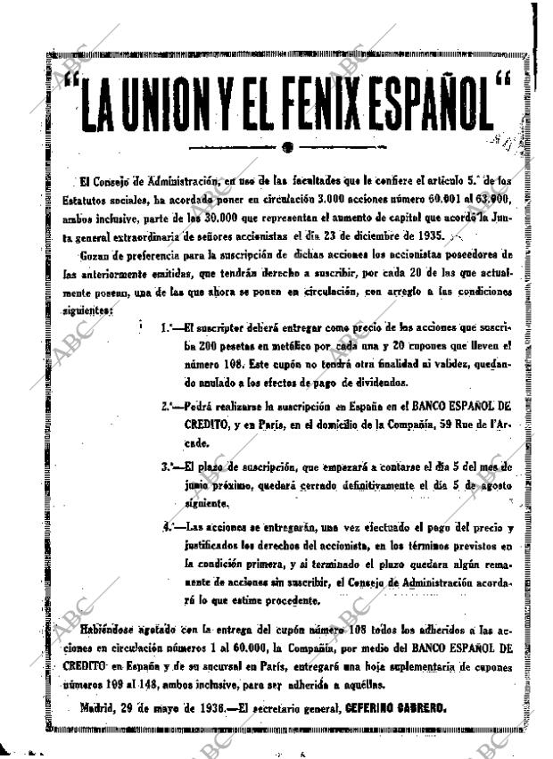 ABC MADRID 03-06-1936 página 22