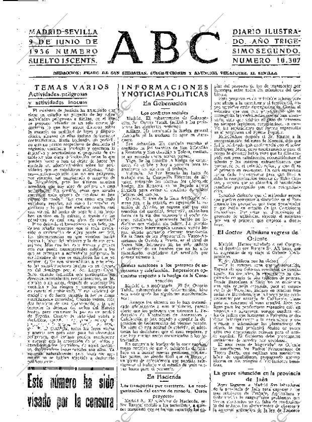 ABC SEVILLA 09-06-1936 página 17