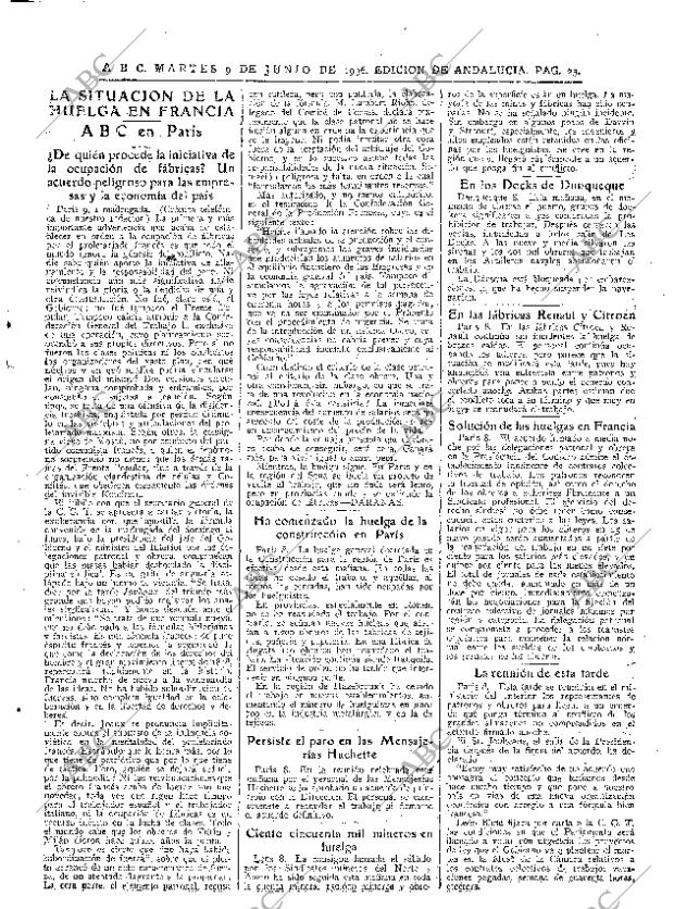 ABC SEVILLA 09-06-1936 página 23
