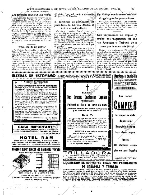 ABC MADRID 10-06-1936 página 45