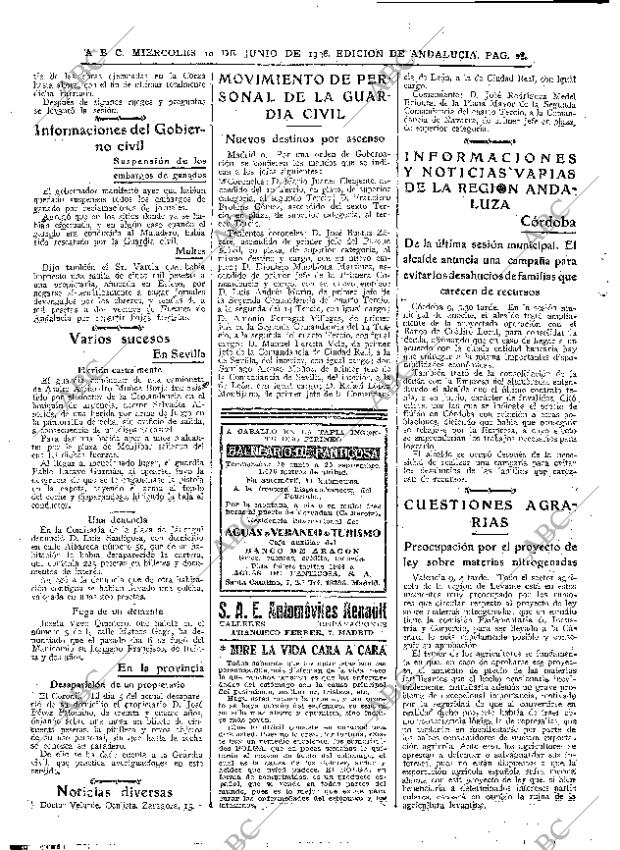 ABC SEVILLA 10-06-1936 página 28