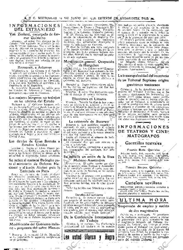 ABC SEVILLA 10-06-1936 página 32