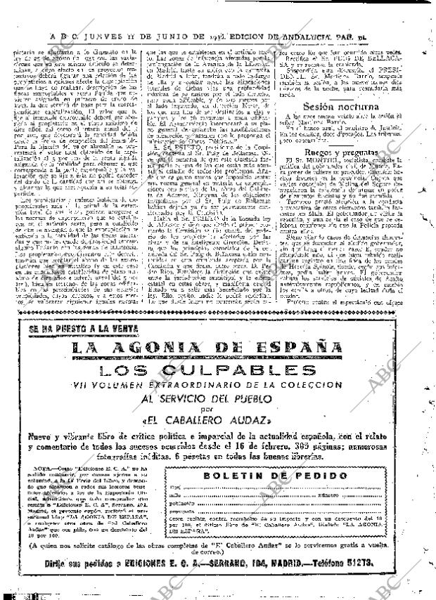 ABC SEVILLA 11-06-1936 página 16