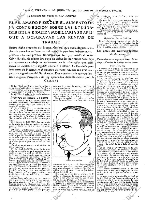 ABC MADRID 12-06-1936 página 23