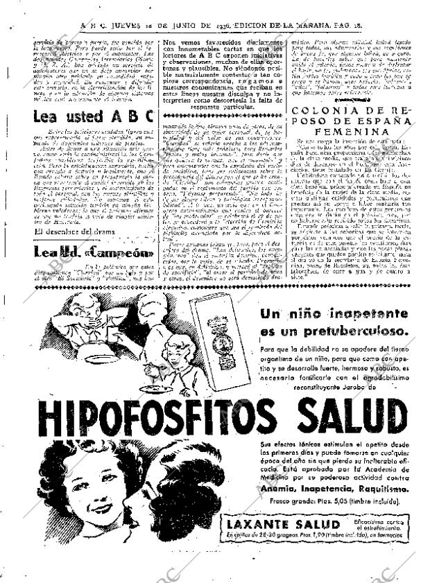 ABC MADRID 18-06-1936 página 18